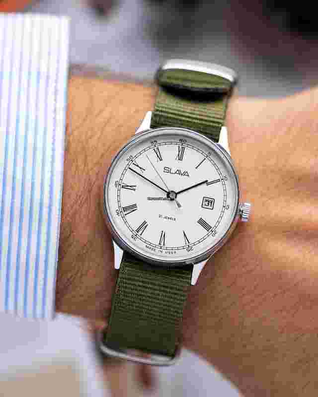 Slava
                           
                                 Vintage Soviet Watch Roman Numerals