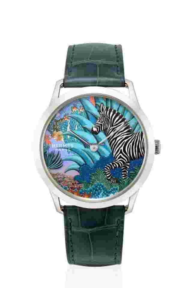 Hermès Slim d'Hermès
                           
                                 MOUNTAIN ZEBRA 40MM CA2.990C 18K WHITE GOLD UNISEX WATCH