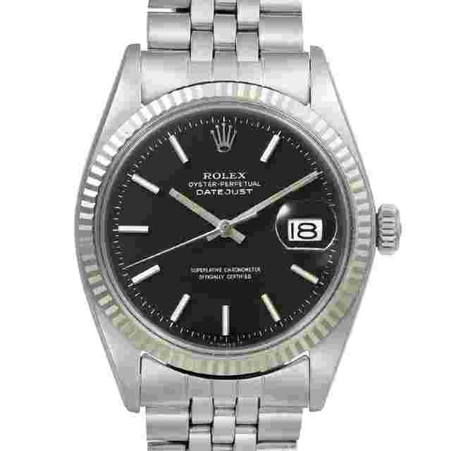 VINTAGE/ANTIQUE Circa 1968 Red Eye Dial ROLEX Datejust Ref.1601 Antique Men's Watch