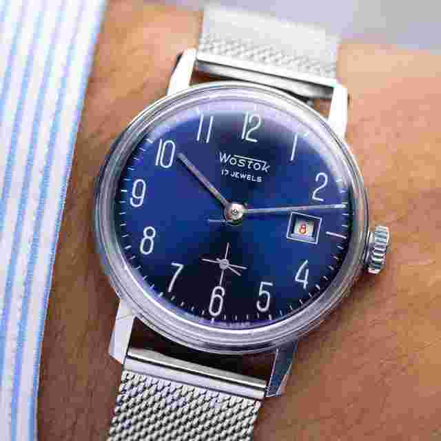 Vostok
                           
                                 Original Navy Blue Dial Cal. 2605 Made in USSR