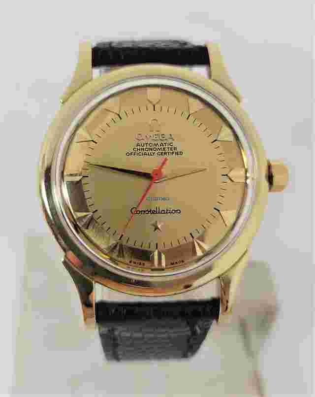 Omega Constellation
                           
                                 Vintage 18k OMEGA CONSTELLATION Automatic Watch 1960s Cal 505 PAI PAN 18k Dial