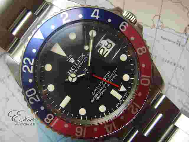 Rolex GMT-Master
                           
                                 1978 Maxi Dial GMT-Master Pink Lady with Rolex Service Card
