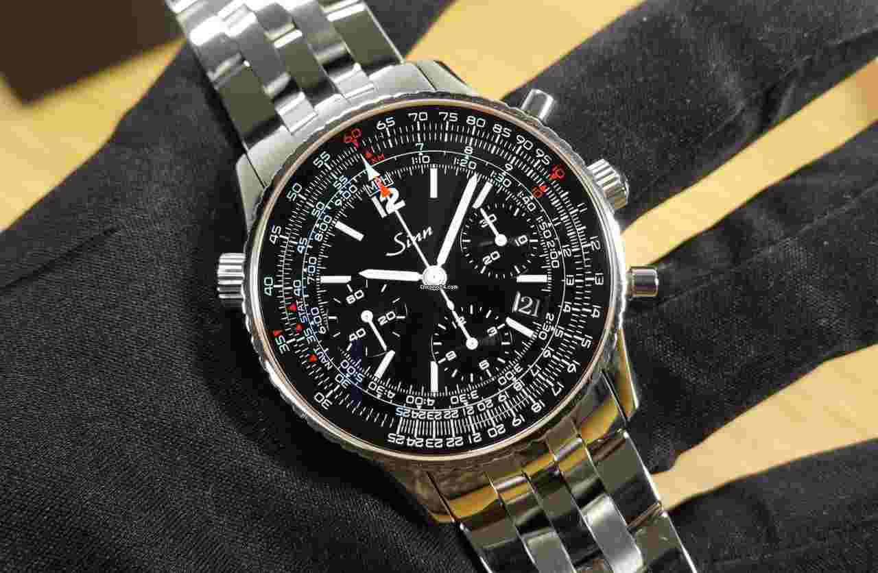 Sinn 903
                           
                                 41 mm 903 ST schwarz Navigationsuhr Navitimer Automatik Ref. 903.041 FULL SET