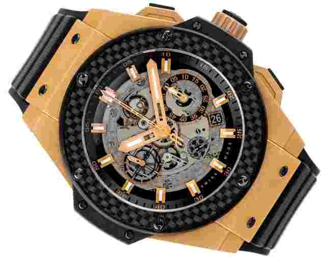 Hublot King Power
                           
                                 Unico Chronograph Rose Gold 18k Carbon Ref. 701.oq.0180.rx