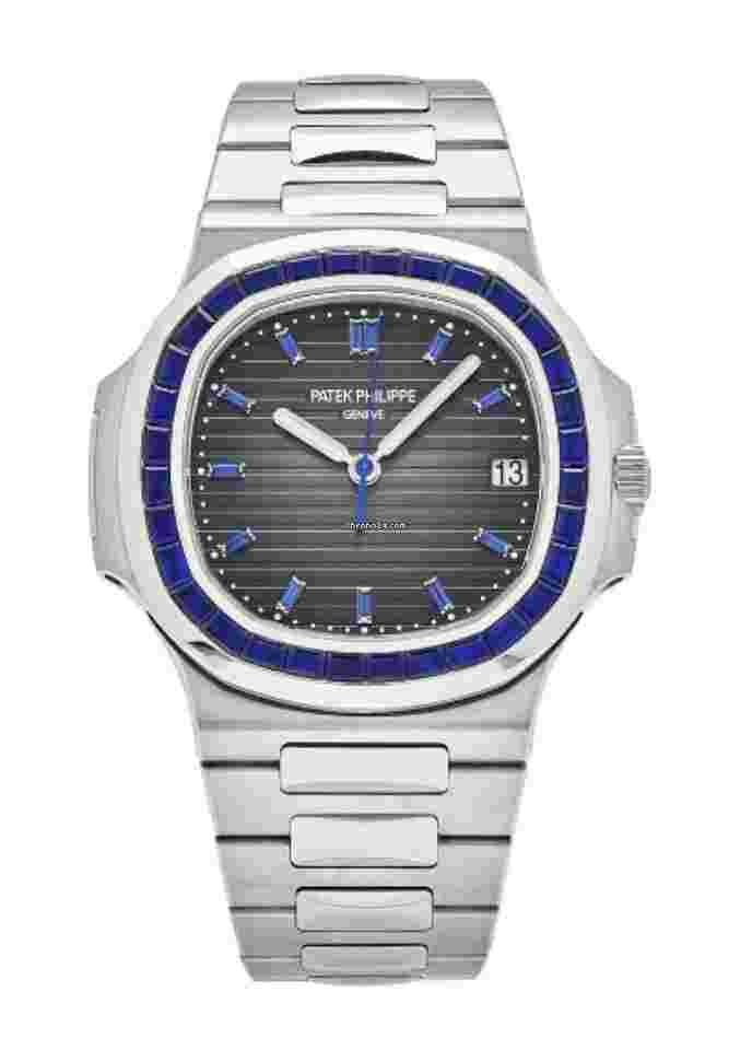 Patek Philippe Nautilus
Platinum Blue Sapphire 5711/111P-001