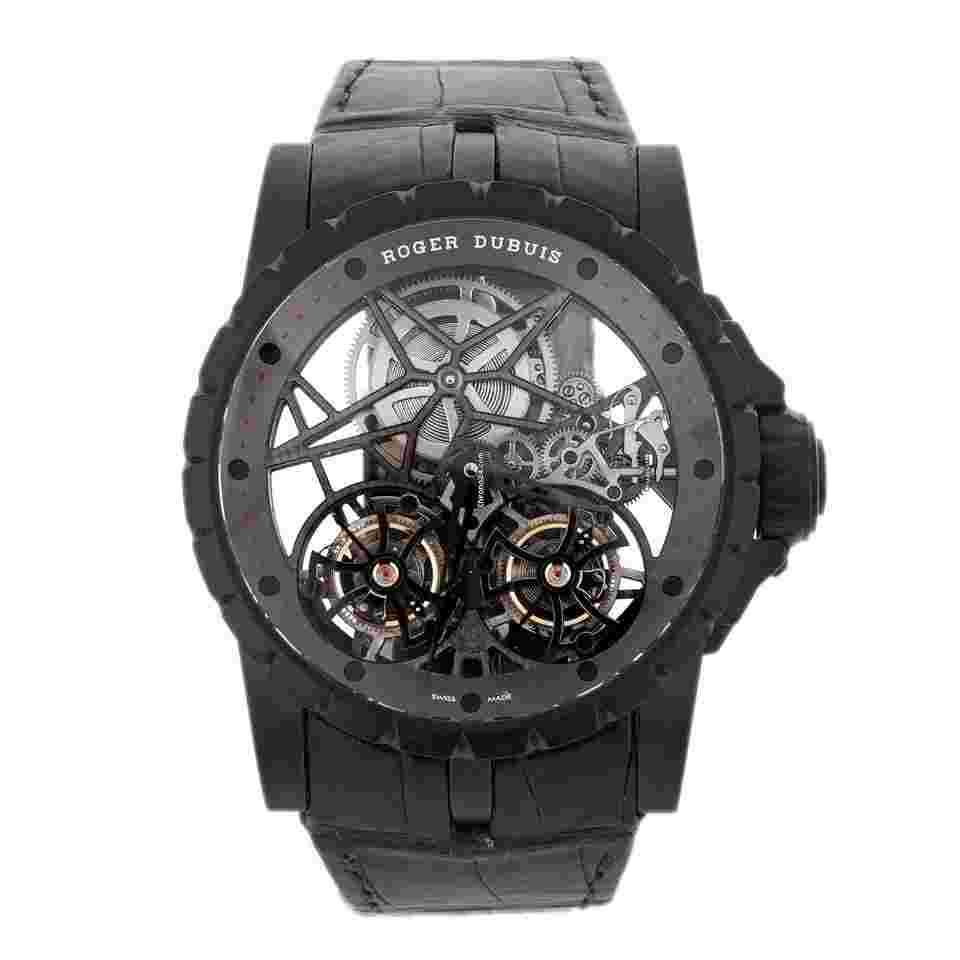 Roger Dubuis Excalibur
                           
                                 Double Flying Tourbillon Titanium LE 45mm RDDBEX0364