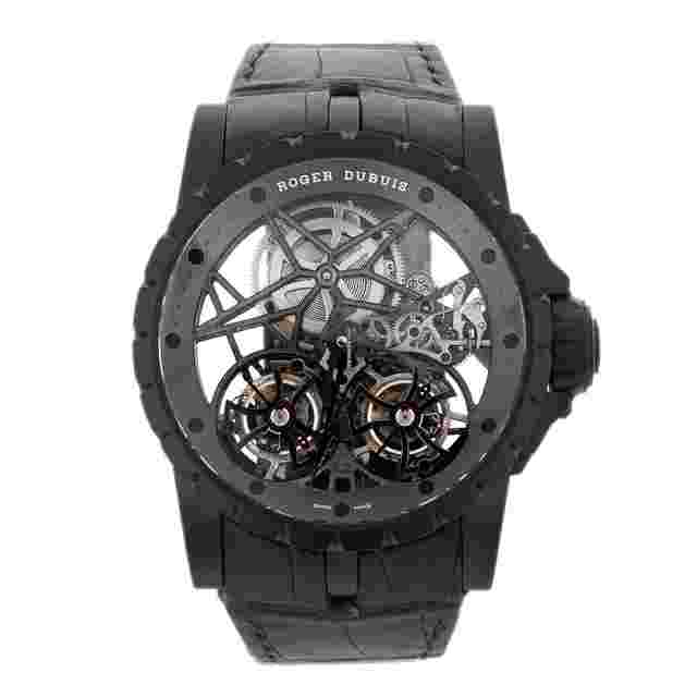 Roger Dubuis Excalibur
                           
                                 Double Flying Tourbillon Titanium LE 45mm RDDBEX0364