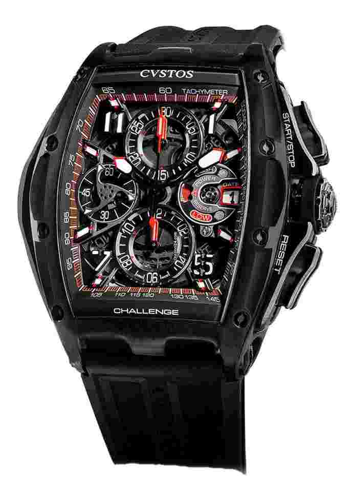 Cvstos Challenge
                           
                                 III Chronograph-S Black & Red Men’s Watch B00107.4102004
