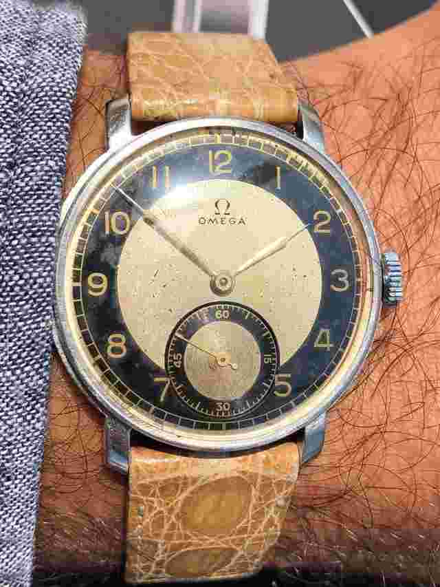 Omega
                           
                                 Calatrava Bullseye Dial Nice Condition Top Cal 30 T2 PC Top Rare Dream