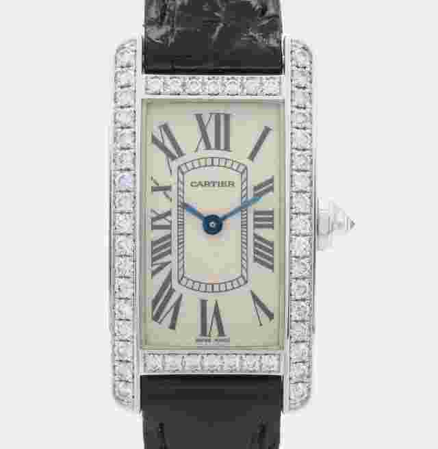 Cartier Tank Américaine
                           
                                 American 18K Gold Diamond Watch