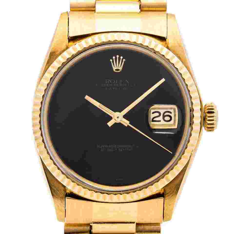 Rolex Datejust 36
1601 - Onyx dial - American bracelet - very rare - very good condition