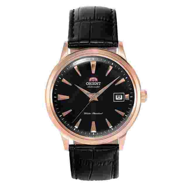 Orient Bambino
                           
                                 FA-C00001B Automatic Black Dial Leather Strap Men's Watch