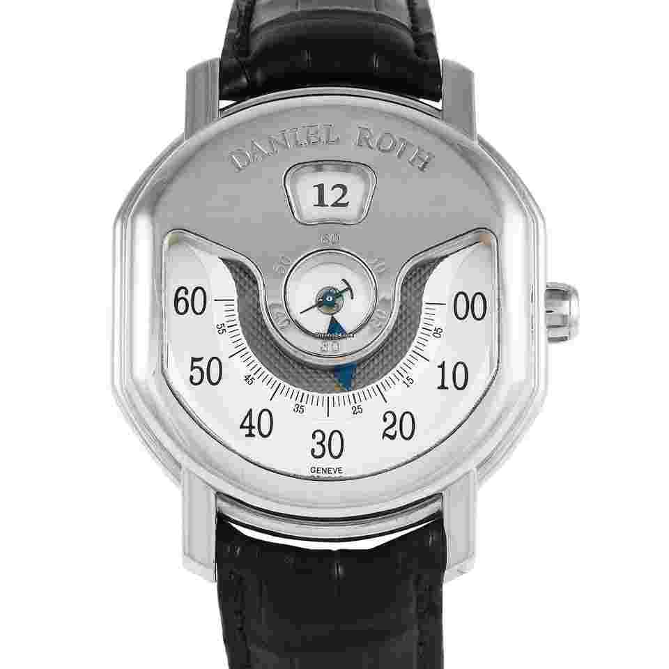 Daniel Roth
Ellipsocurvex Papillon Jumping Hour 44mm Watch 318.Y.60