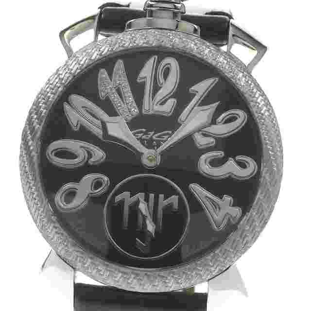 Gaga Milano
                           
                                 5510.NJ.01D Manual winding Steel Fair