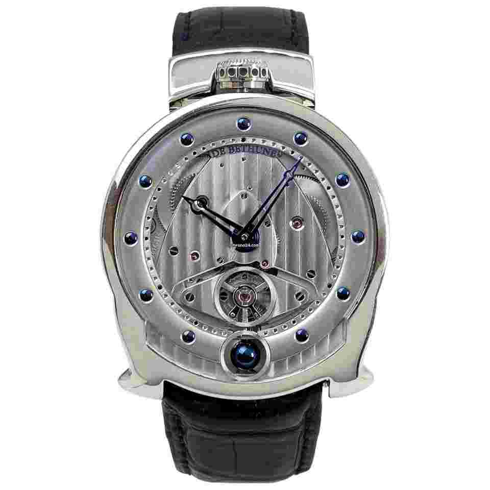 De Bethune
                           
                                 DBS Moon Phase 18K White Gold Men's Watch