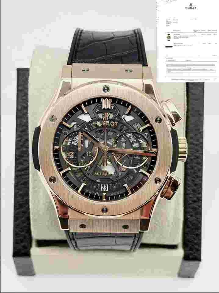 Hublot Classic Fusion Aerofusion
525.ox.0180.lr Classic Fusion Aerofusion Chronograph 45mm 18k Rose Gold