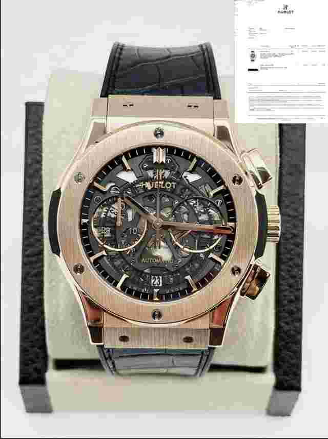 Hublot Classic Fusion Aerofusion
                           
                                 525.ox.0180.lr Classic Fusion Aerofusion Chronograph 45mm 18k Rose Gold