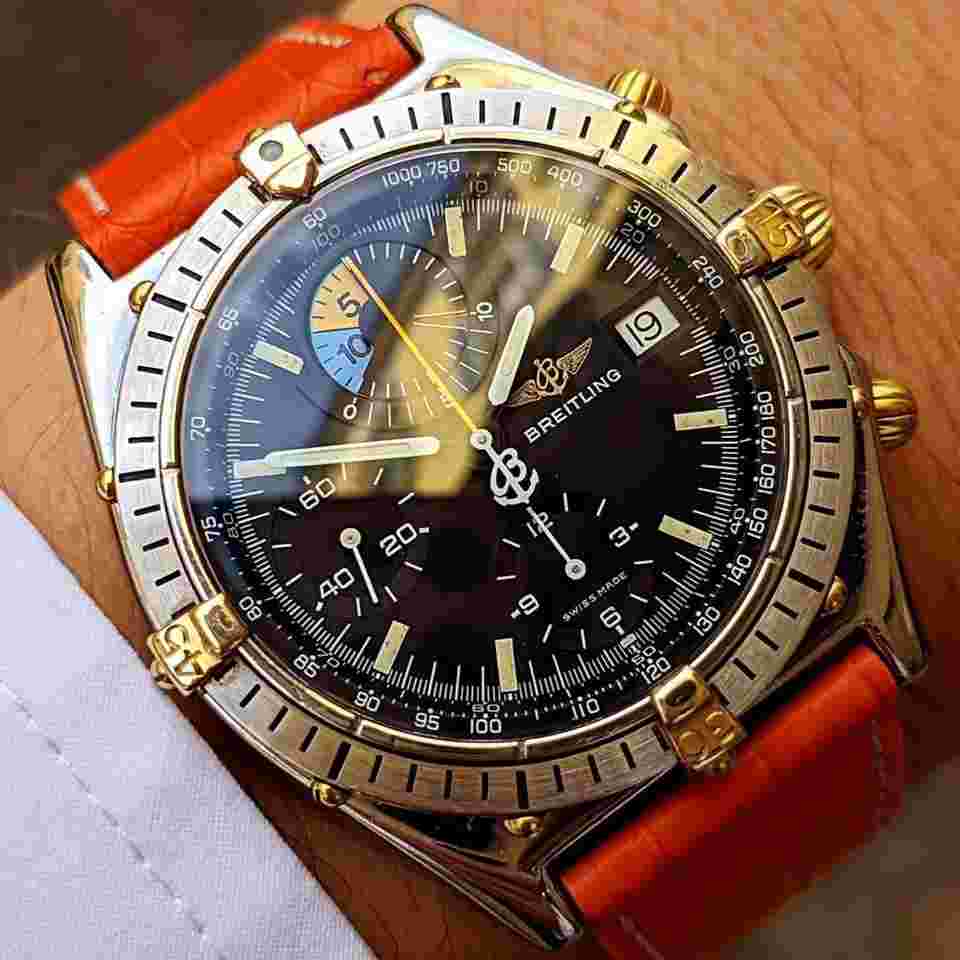 Breitling Chronomat
81950 Chronomat Yachting Regatta Gold & Steel Black Dial