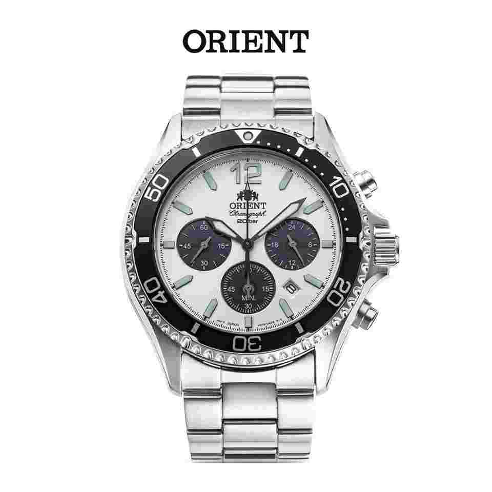 Orient Mako
RA-TX0203S Panda Solar Chronograph Men's Watch