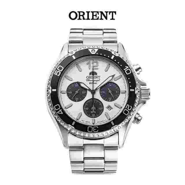 Orient Mako
                           
                                 RA-TX0203S Panda Solar Chronograph Men's Watch
