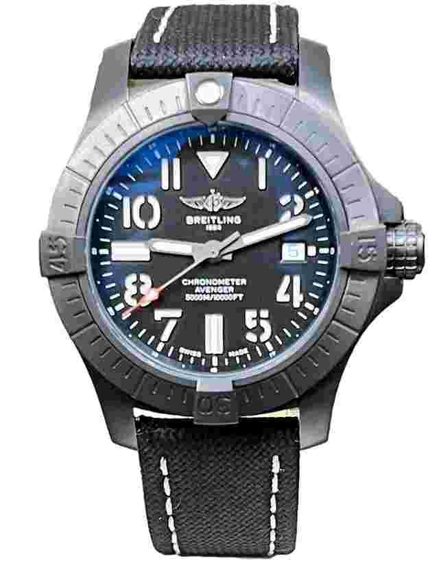 Breilting Avenger Seawolf Nightmission Automatic Black Pvd V17319 Watch
