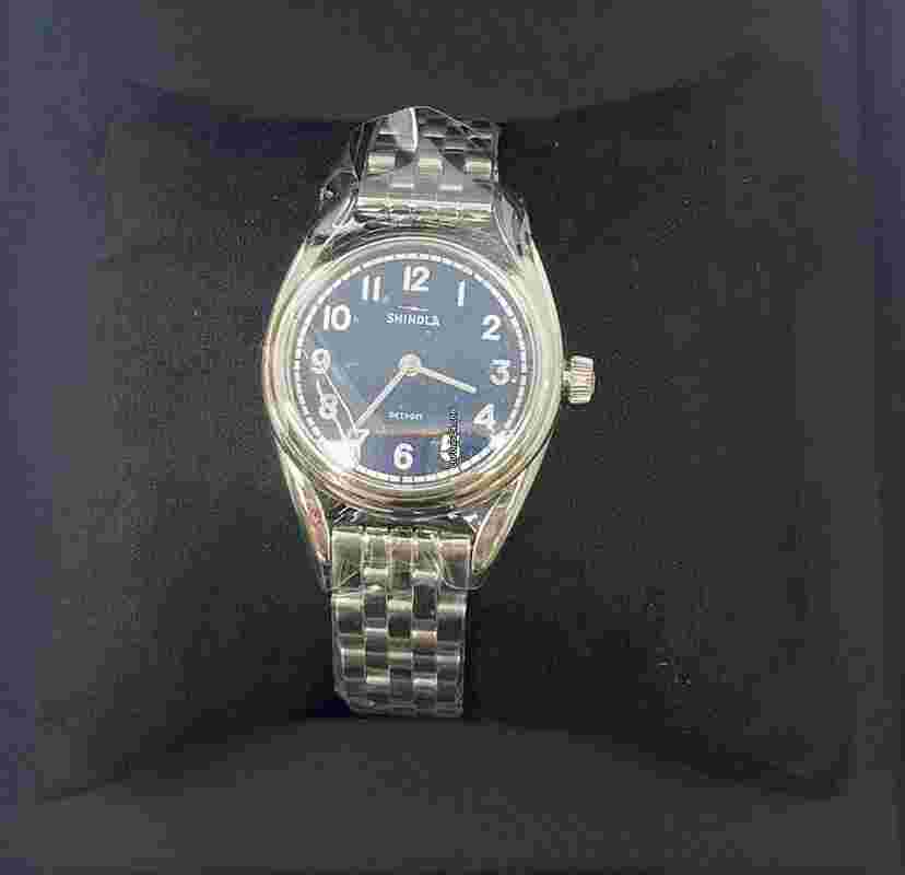 Shinola
The Derby Ladies Blue Dial Stainless Steel Bracelet Watch S0120242330