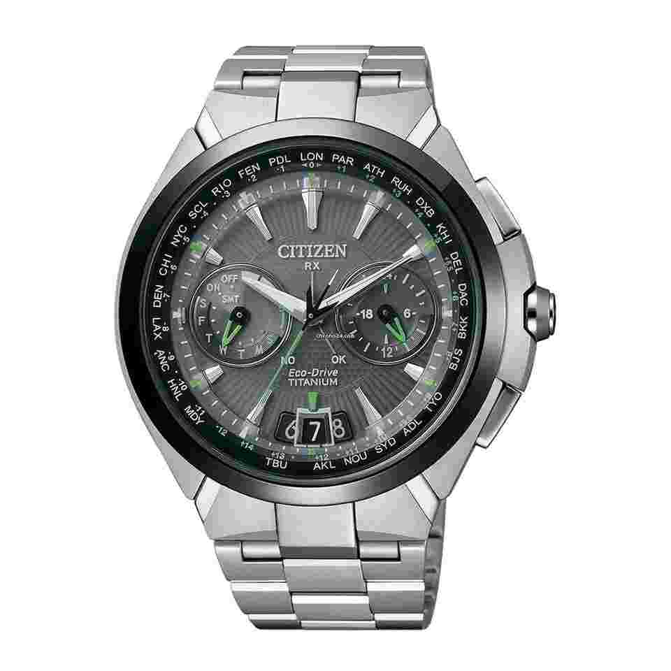 Citizen
                           
                                 Eco-Drive GPS Attesa Satellite Wave DLC Titanium Sapphire Watch CC1086-50E