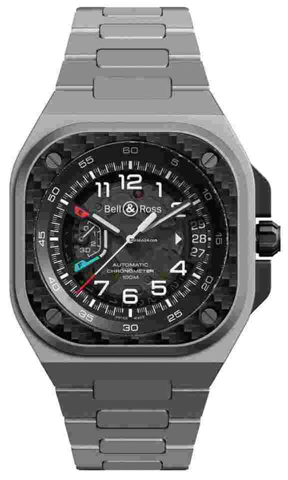 Bell & Ross
                           
                                 BR-X5 41mm BRX5R-RAC-TI/STI Racing Titanium