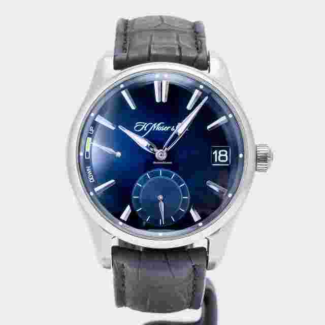 H.Moser & Cie.
                           
                                 Pioneer Perpetual Calendar Midnight Blue Fume Dial Stainless Steel 42.8 mm (3800-1200) B&P