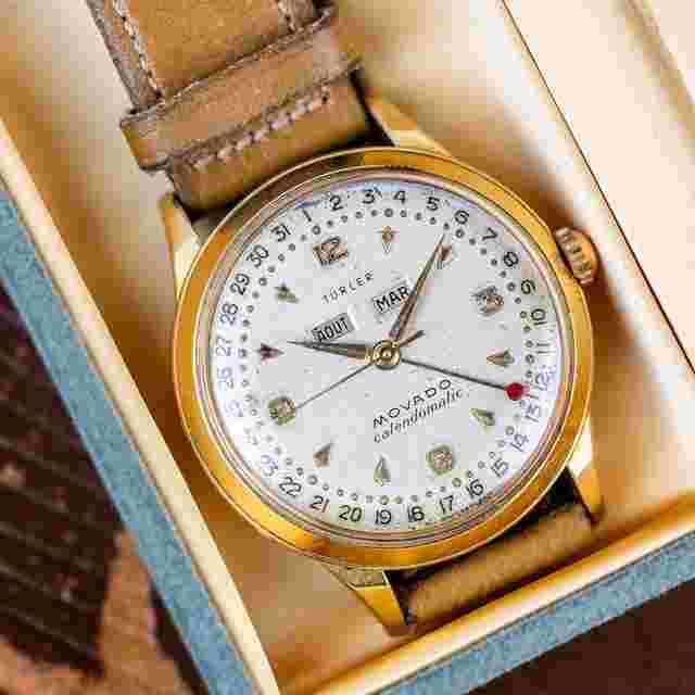 Movado Calendomatic Türler Full Set ref. 6215