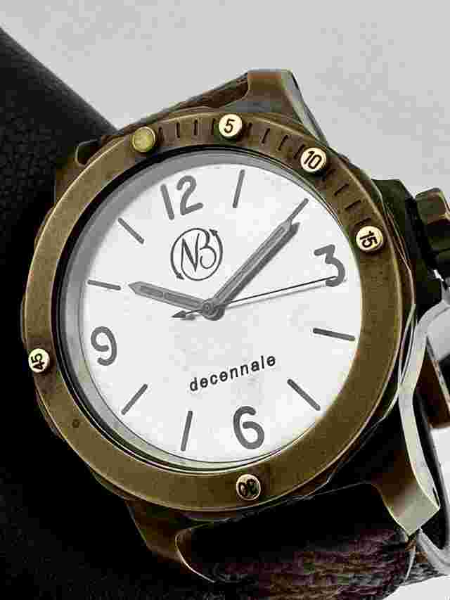 Ennebi MICTOFO BRONZO DECCENALE REF 13210 LIMITED EDITION 60 PIECES 46MM AUTO