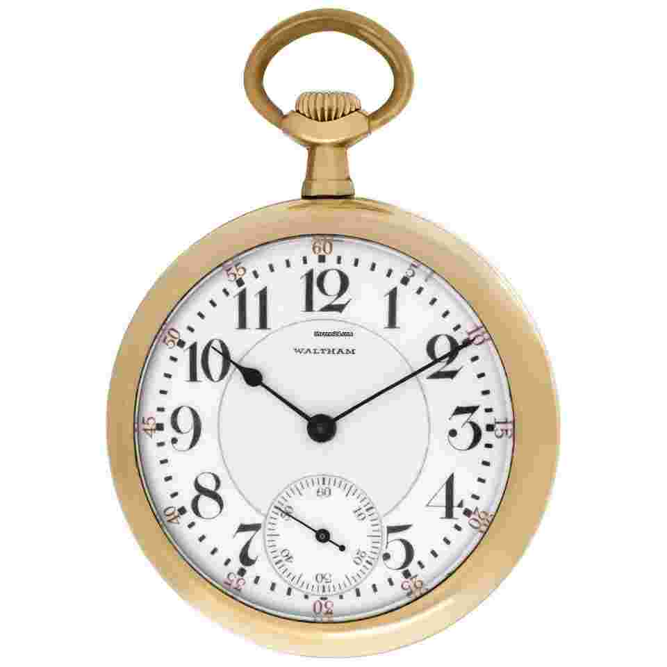 Waltham
pocket watch Gold Fill 50mm watch