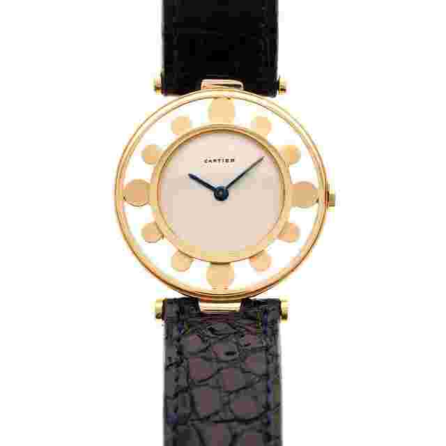 Cartier
                           
                                 Yellow Gold Gouvernail Watch European Watch & Clock Circa 1954