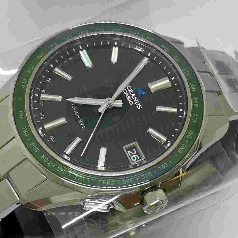 Casio Oceanus OCW-S400-3AJF Manta Titanium Solar Radio Bluetooth Men Watch JAPAN