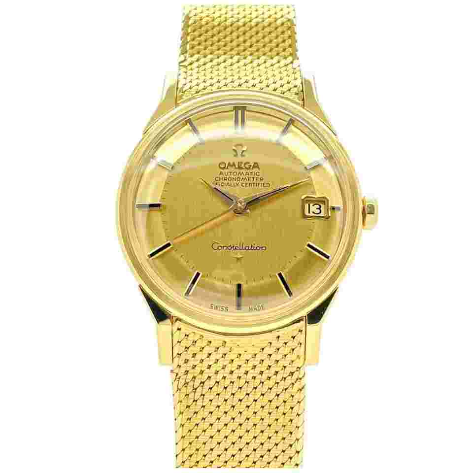 Omega Constellation
Vintage "Pie Pan" Dial Yellow Gold Automatic Folding Claps 168.005/6