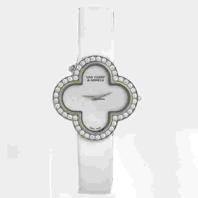 Van Cleef & Arpels Alhambra
                           
                                 Medium White gold Ladies Watch VCARF52700