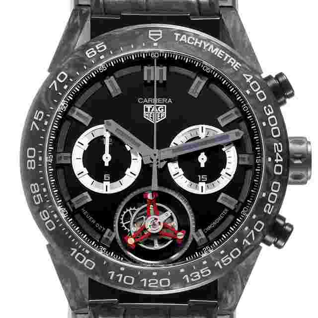 TAG Heuer Carrera Heuer-02T
                           
                                 Omotesando Boutique LE Titanium Carbon Watch CAR5A8AD Box Card