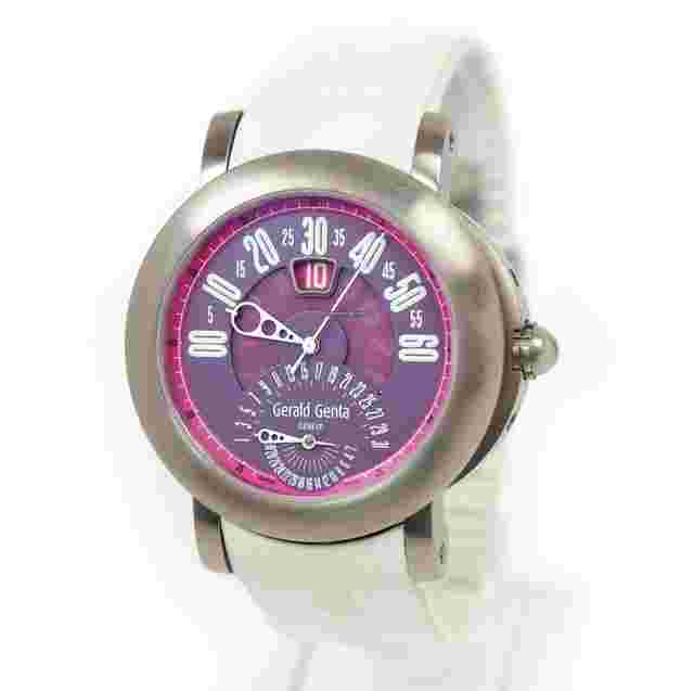 Gérald Genta Arena Bi-Retro
                           
                                 BSP.Y.80 45MM Titanium Purple Dial
