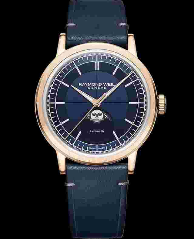 Raymond Weil
                           
                                 Millesime Automatic Moon Phase Midnight Blue Dial Watch