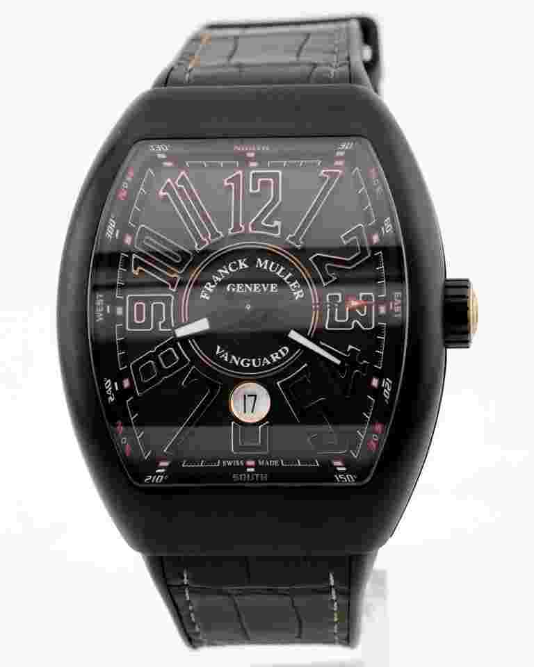 Franck Muller Vanguard
                           
                                 Black DLC with gold accents