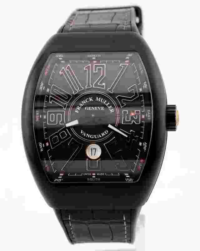 Franck Muller Vanguard
                           
                                 Black DLC with gold accents