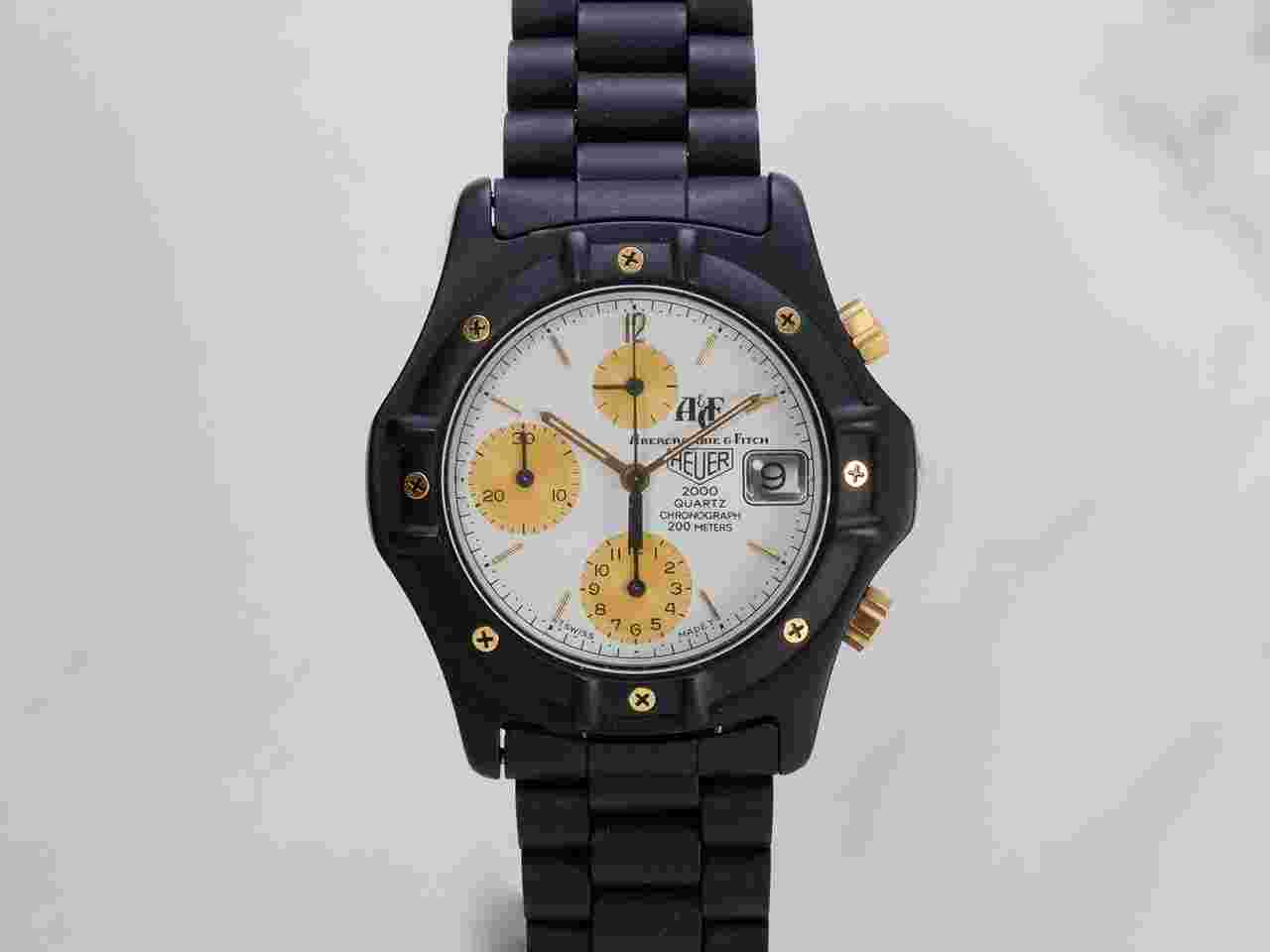 Heuer
                           
                                 253.006-1 Chronograph - Abercrombie & fitch Double signed dial