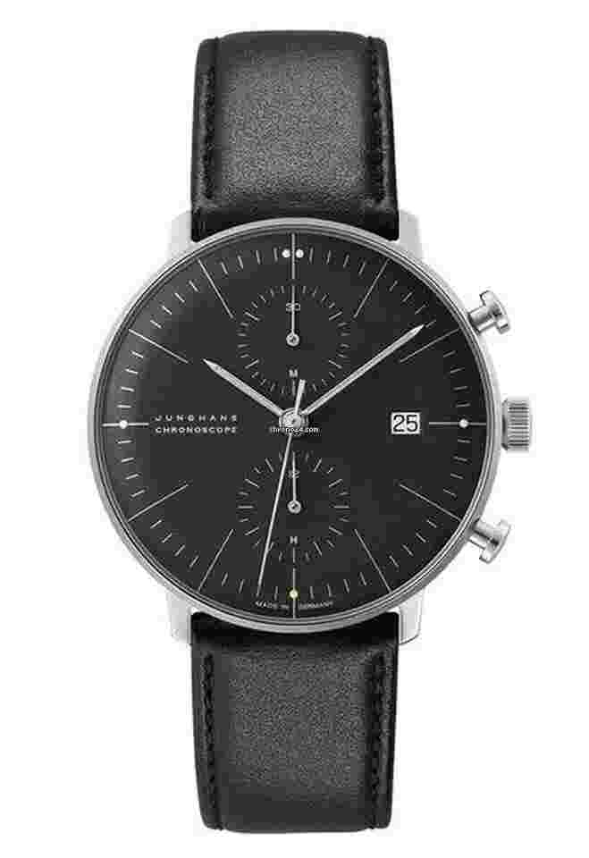 Junghans max bill Chronoscope
                           
                                 Black Dial 27/4601.02