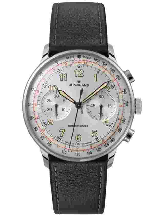 Junghans Meister Telemeter
                           
                                 40.8mm White Dial Leather Strap Watch 27/3380.02