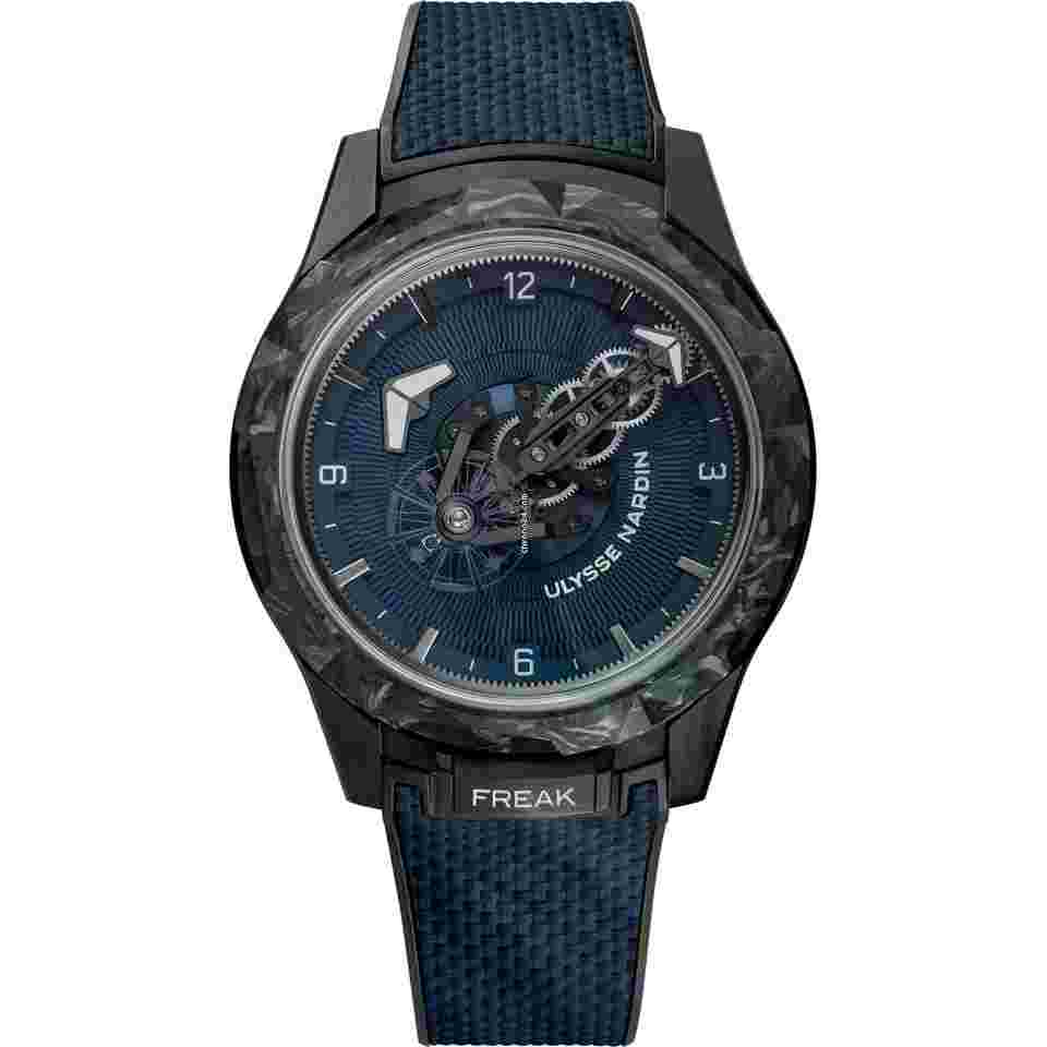 Ulysse Nardin Freak
                           
                                 2024 NEW Freak One Navy Blue Dial Blue Rubber Strap Case 44mm 2403-500-3A/3A
