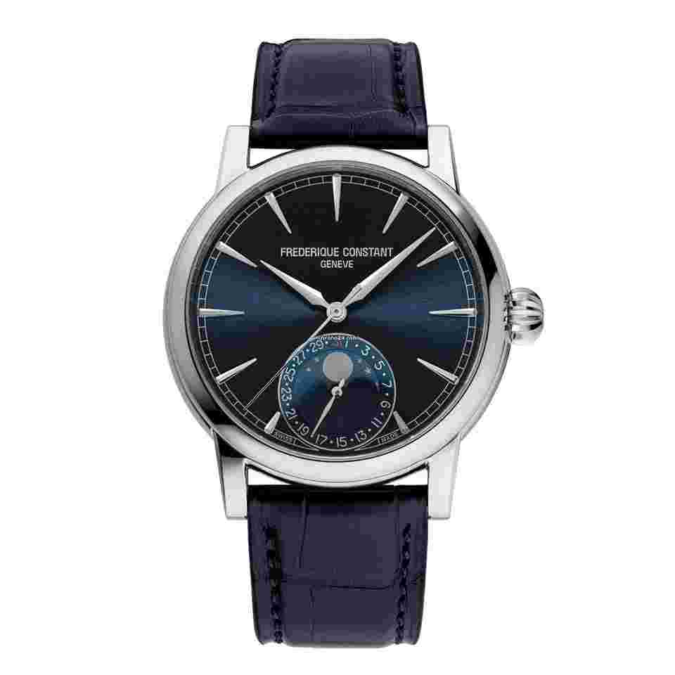 Frederique Constant Manufacture Classic Moonphase
                           
                                 Blue Dial Moonphase Date Manufacture NEW UNWORN