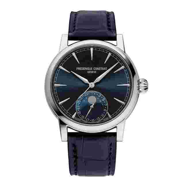 Frederique Constant Manufacture Classic Moonphase
                           
                                 Blue Dial Moonphase Date Manufacture NEW UNWORN