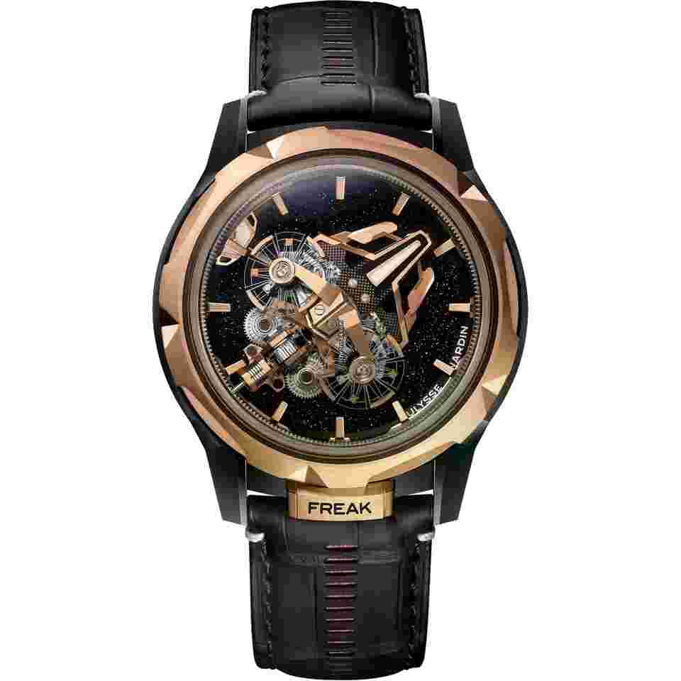 Ulysse Nardin Freak
                           
                                 2024 NEW Freak S Black Dial Black Alligator Strap 45mm 2513-500LE-2A-BLACK-5N/1A