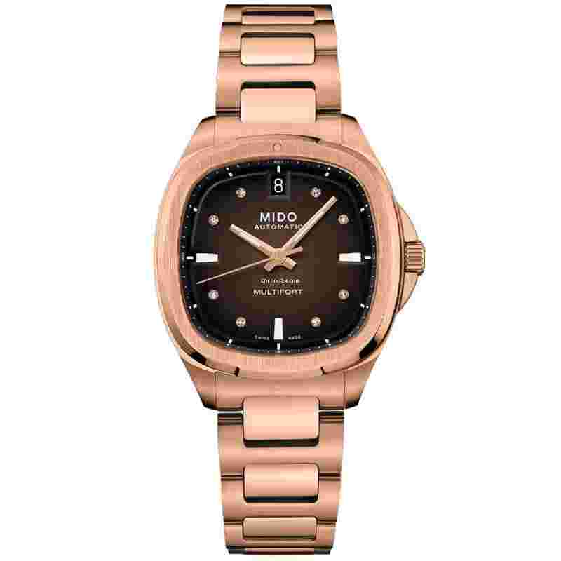 Mido Multifort
                           
                                 TV 35mm Rose Gold Steel Women's Watch M0493073329600