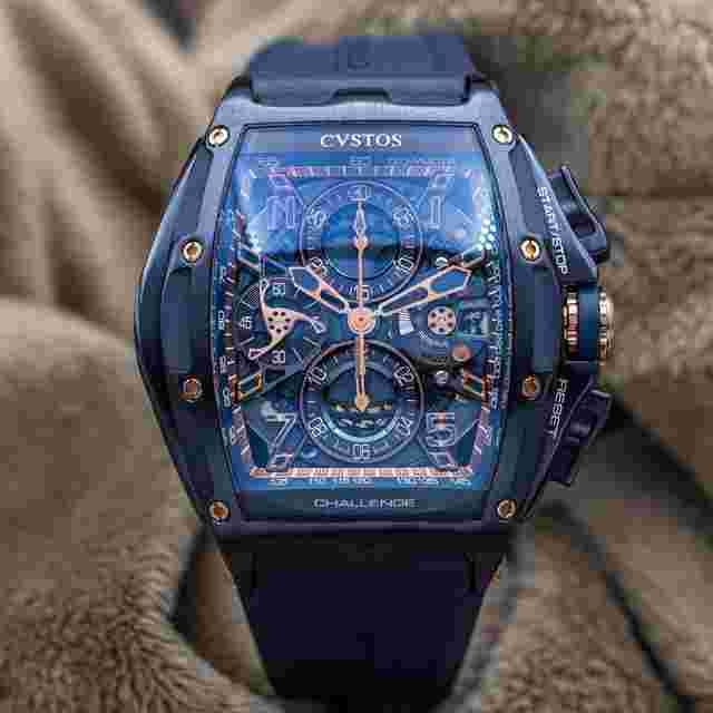 Cvstos
                           
                                 Chronograph III Navy Blue Steel 18k Rose 41mm CVS577 2024